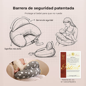 Barrera de seguridad patentada de 14 cm del cojín de lactancia NP008 Momcozy