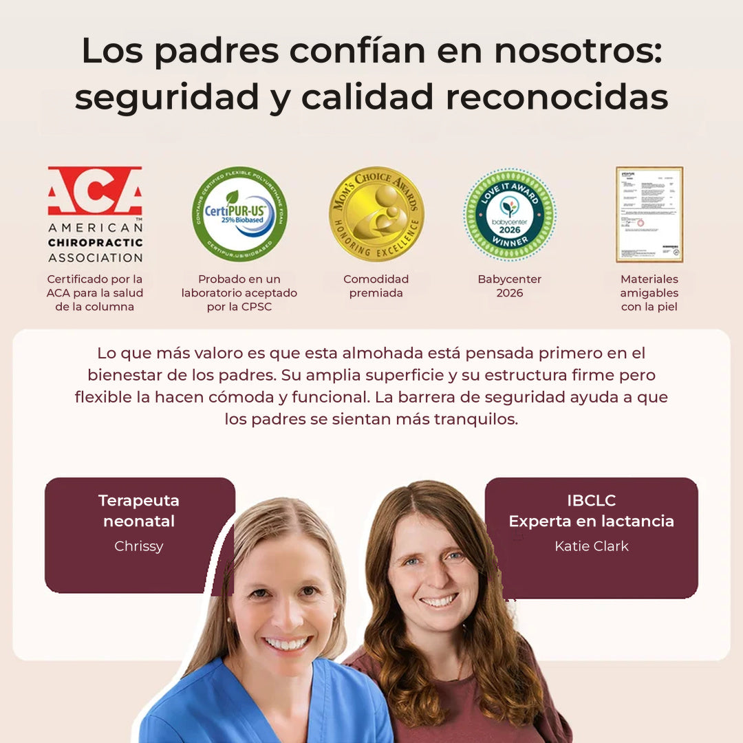 Cojín de lactancia MaxSupport Momcozy