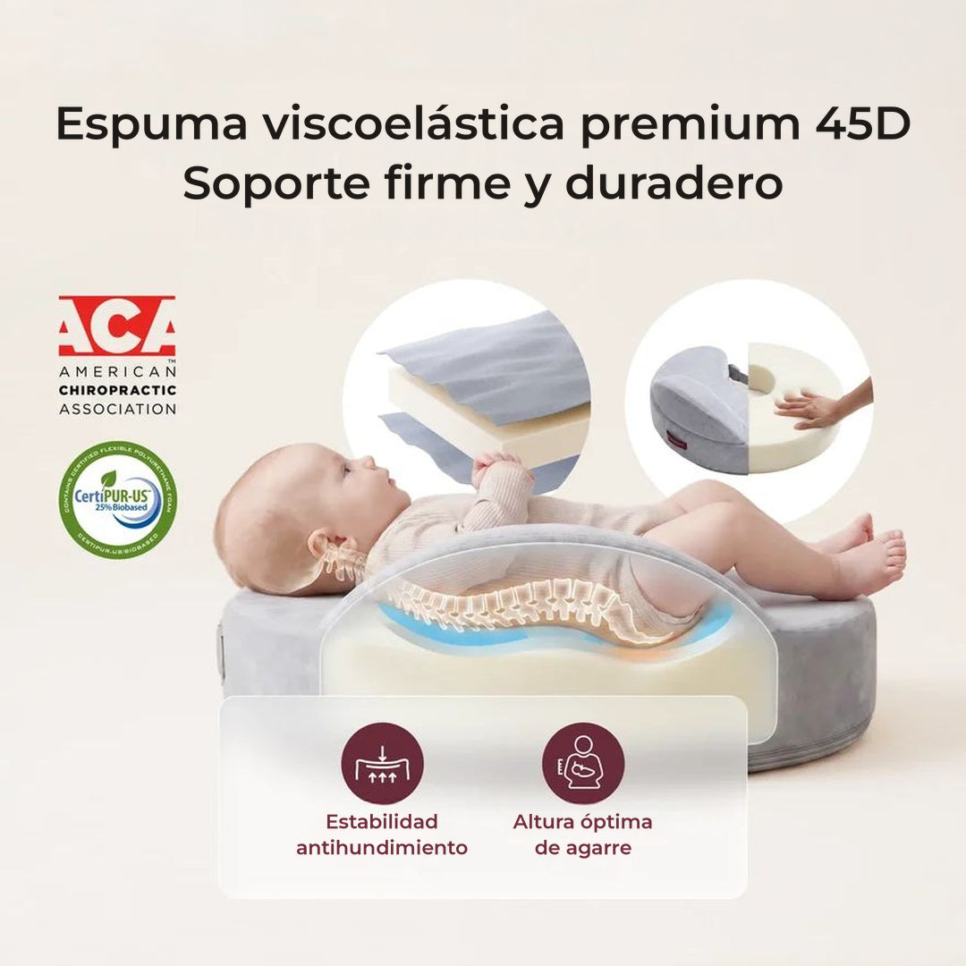 Cojín de lactancia MaxSupport Momcozy