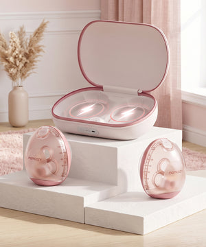 extractor de leche materna manos libres con app air 1 de momcozy