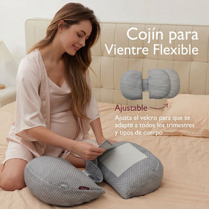 Almohada de embarazo con apoyo lateral - MOMCOZY - Mini Nuts - Expertos en sillas de auto y coches de paseo