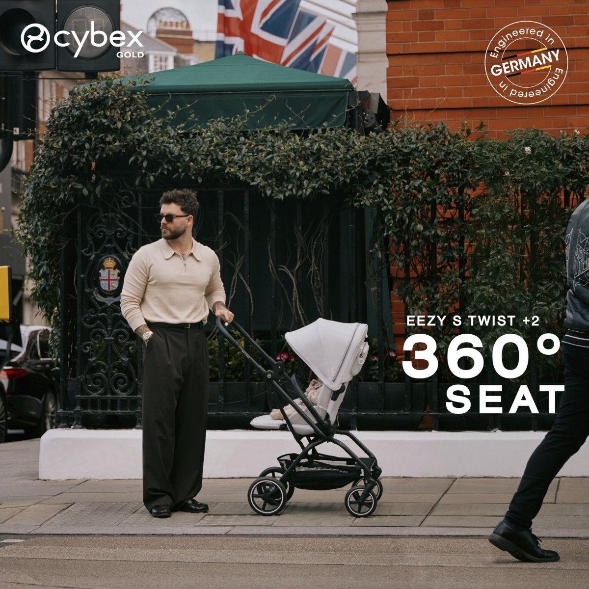 Arma tu Travel System: Eezy S Twist Plus 2 360º 2025 - Cybex Gold - Mini Nuts - Expertos en sillas de auto y coches de paseo