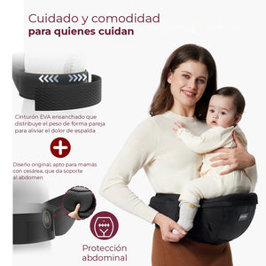 Cinturón EVA ancho y protección abdominal del asiento de cadera Wander360