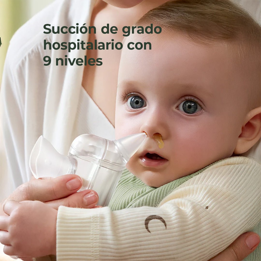 Aspirador Nasal Eléctrico 2 en 1 BreezyClear - MOMCOZY - Mini Nuts - Expertos en sillas de auto y coches de paseo