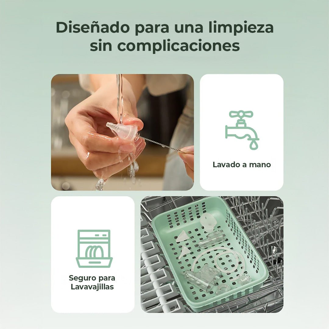 Aspirador Nasal Eléctrico 2 en 1 BreezyClear - MOMCOZY - Mini Nuts - Expertos en sillas de auto y coches de paseo