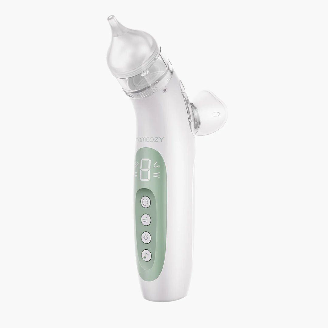 Aspirador nasal eléctrico con pulverizador - MOMCOZY - Mini Nuts - Expertos en sillas de auto y coches de paseo