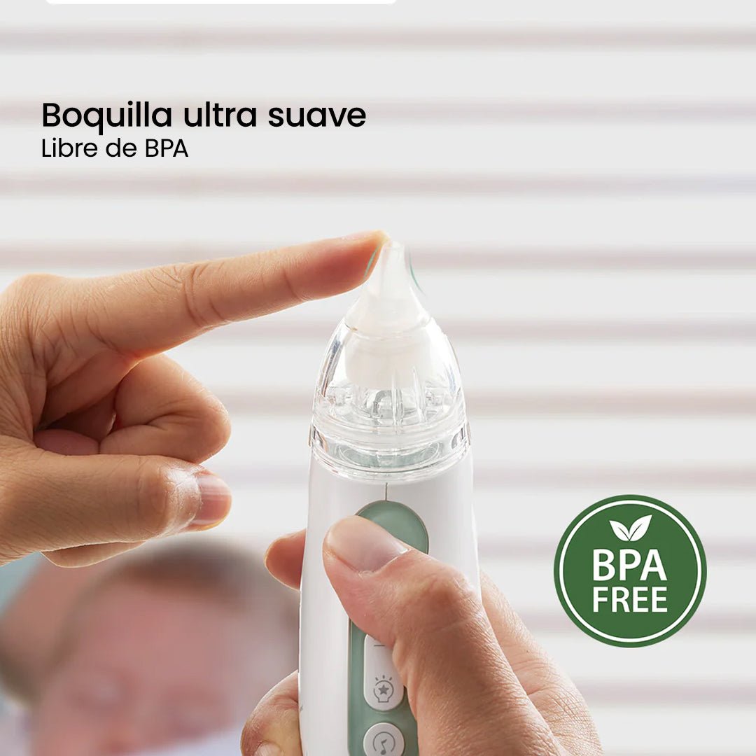 Aspirador nasal eléctrico - MOMCOZY - Mini Nuts - Expertos en sillas de auto y coches de paseo para bebés