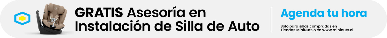 Gratis asesoria en instalacion de silla de auto por la compra en tiendas mininuts o en www.mininuts.cl agenda tu hora