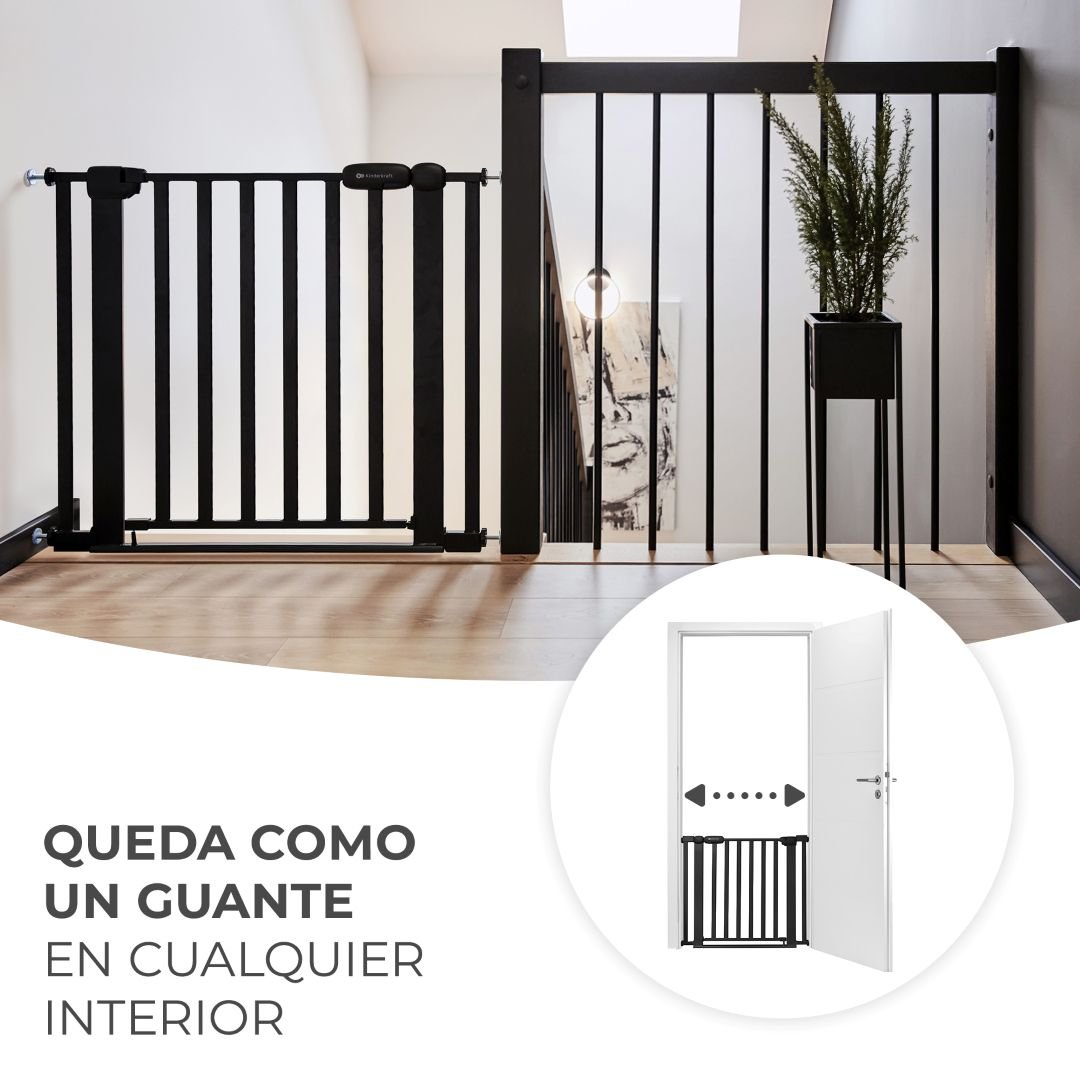 Barrera de seguridad LOCK&GO - KinderKraft - Mini Nuts - Expertos en sillas de auto y coches de paseo