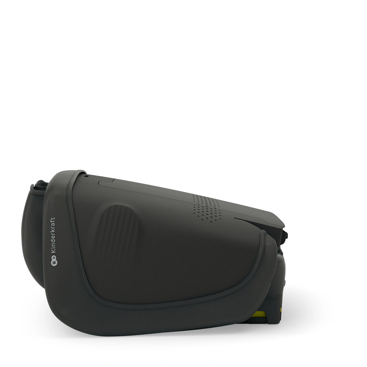 Silla de auto Unity 2 i-Size Kinderkraft color negro, vista frontal en estudio sobre fondo blanco