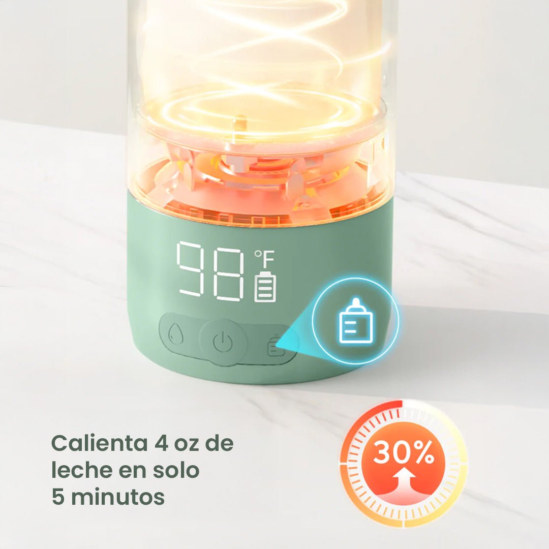 Calentador portátil de leche y agua - MOMCOZY - Mini Nuts - Expertos en sillas de auto y coches de paseo