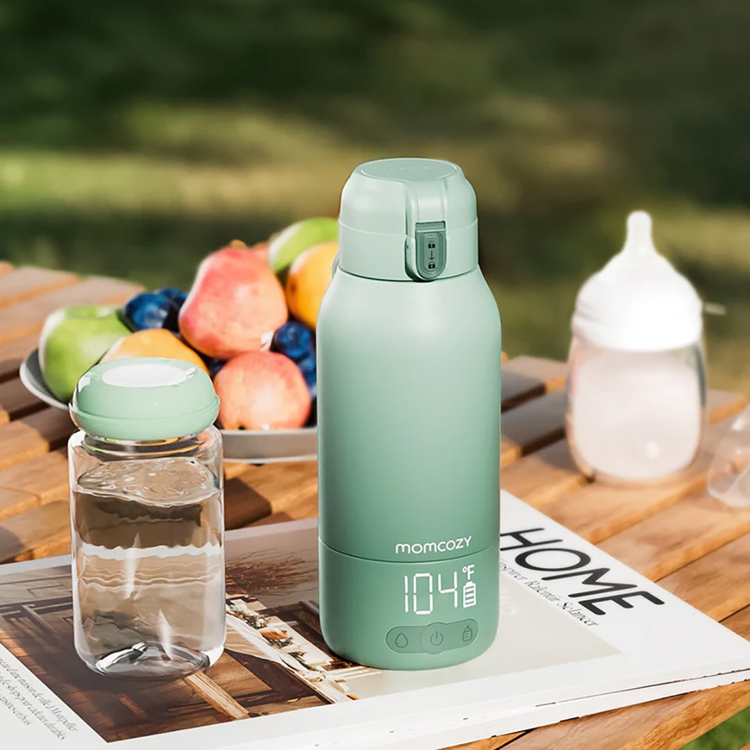 Calentador portátil de leche y agua - MOMCOZY - Mini Nuts - Expertos en sillas de auto y coches de paseo