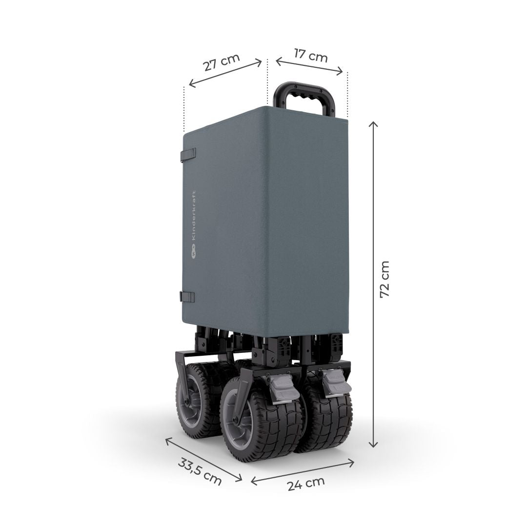 Carrito de transporte plegable Rollster - KinderKraft - Mini Nuts - Expertos en sillas de auto y coches de paseo