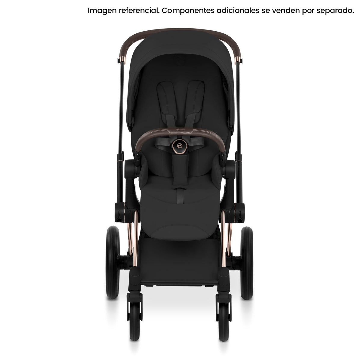 Chasis CYBEX Priam Style Collection 2026 Rosegold, vista frontal