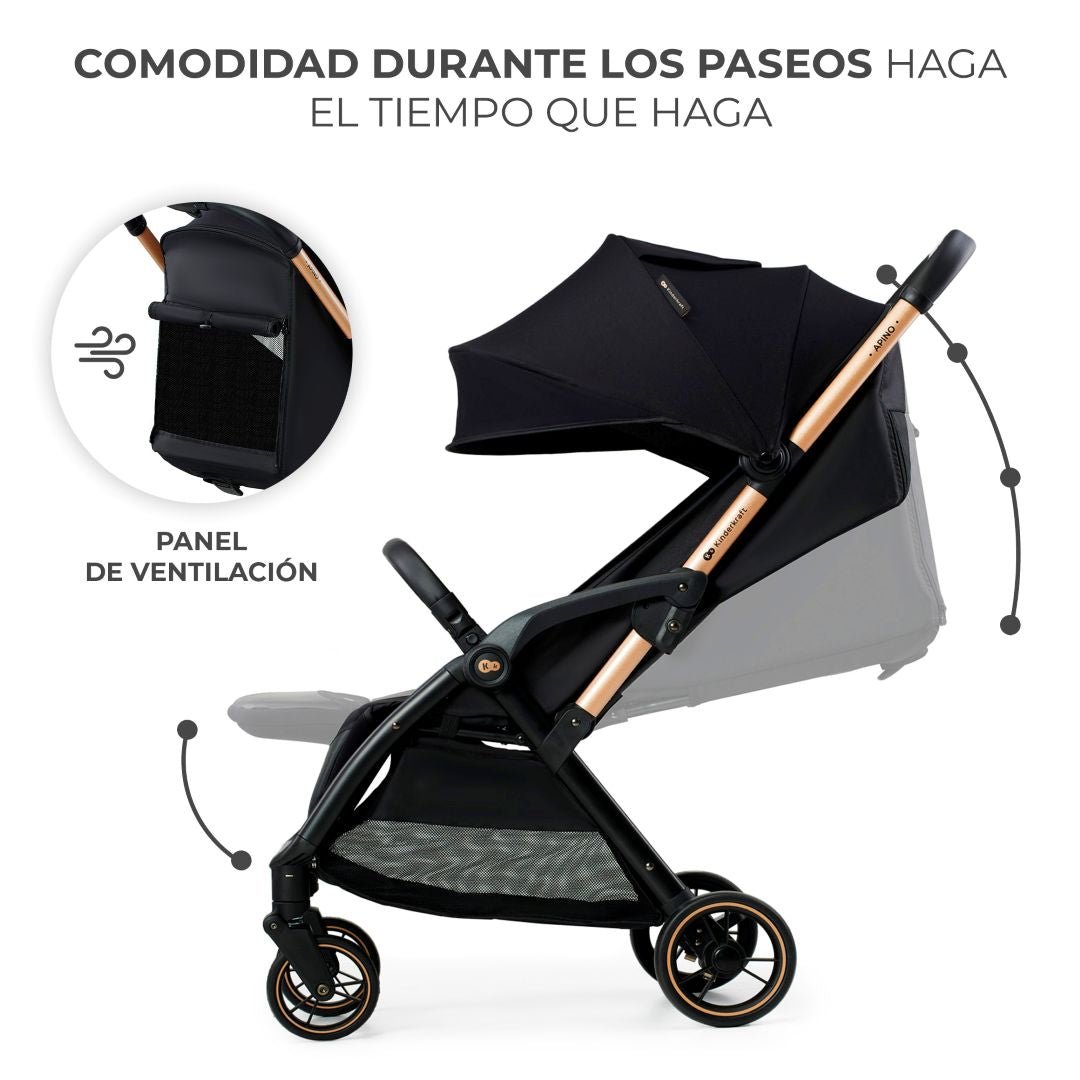 Coche de paseo Apino - KinderKraft - Mini Nuts - Expertos en sillas de auto y coches de paseo