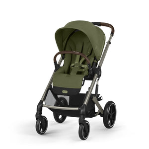 Coche de Paseo Balios S Lux One Pull Harness - Cybex Gold - Mini Nuts - Expertos en sillas de auto y coches de paseo