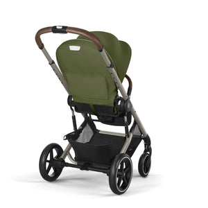 Coche de Paseo Balios S Lux One Pull Harness - Cybex Gold - Mini Nuts - Expertos en sillas de auto y coches de paseo