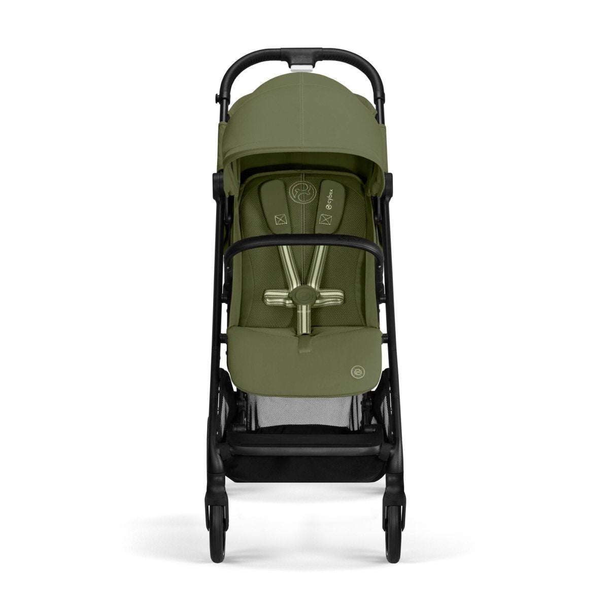 Coche de paseo Beezy 3 color Moss Green - vista frontal
