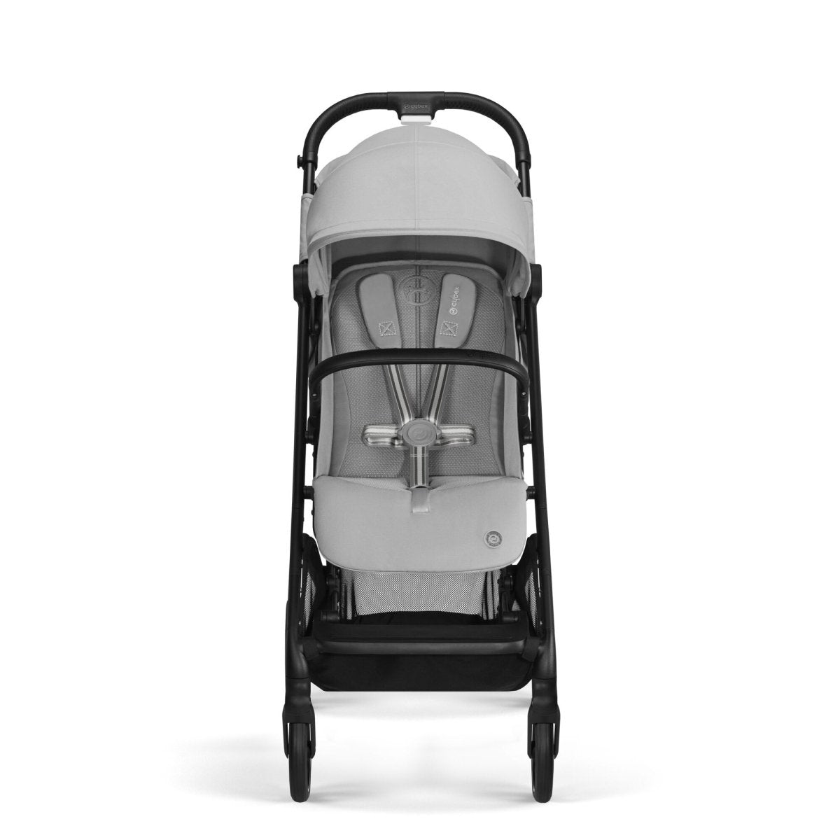 Coche de paseo Beezy 3 color Fog Grey - vista frontal