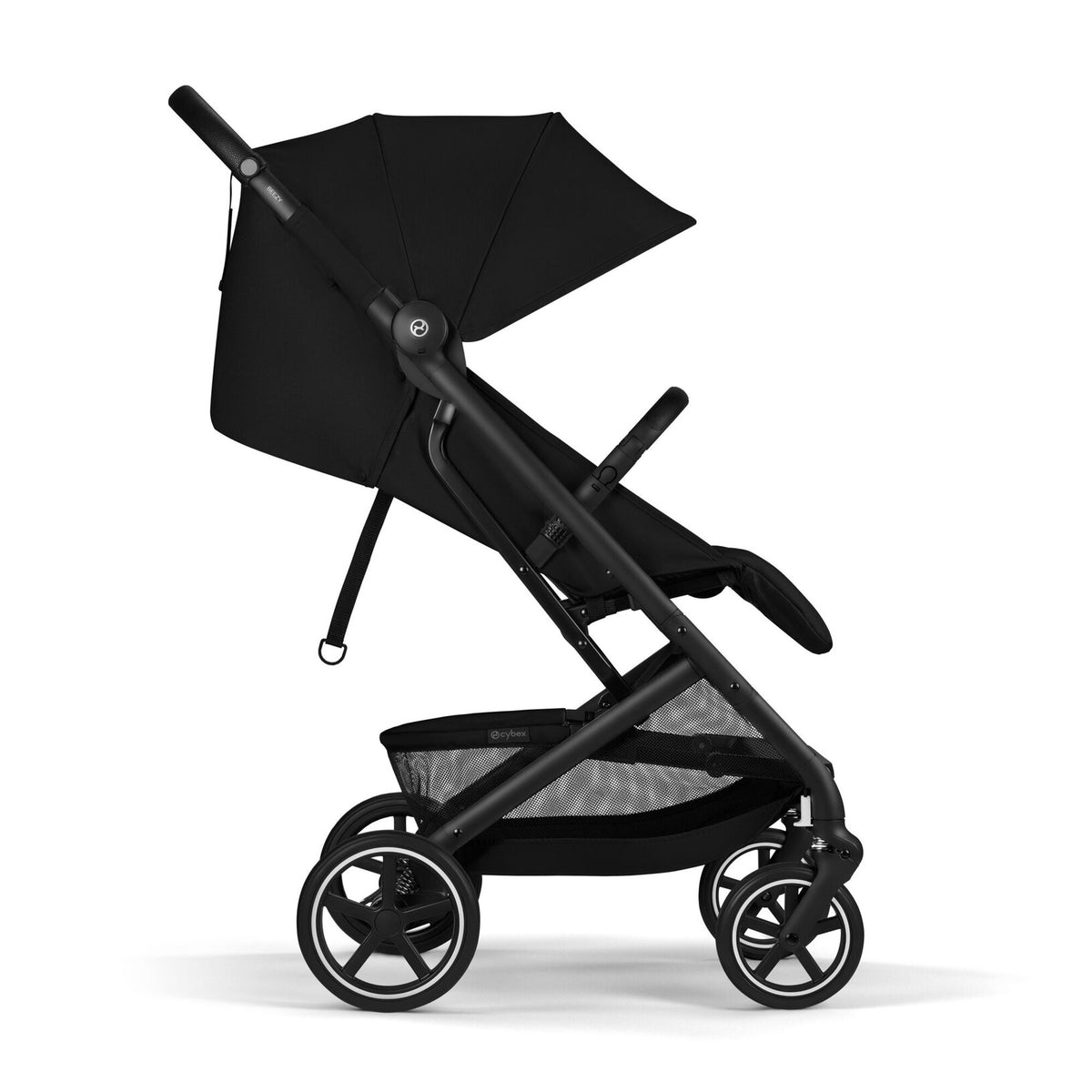 Coche de paseo Beezy 2026 de Cybex color Magic Black, vista lateral