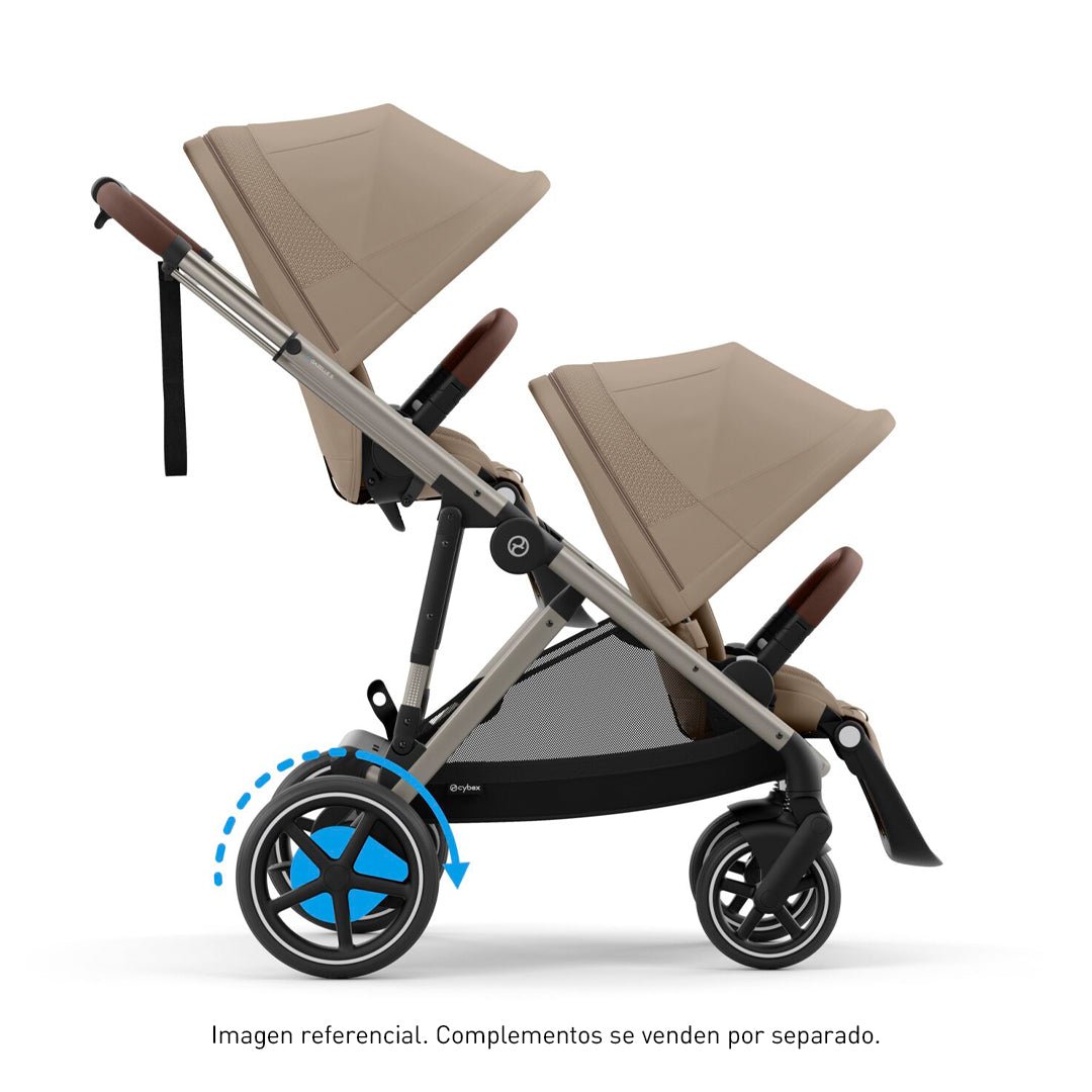 Coche de paseo e - Gazelle S - Cybex Gold - Mini Nuts - Expertos en sillas de auto y coches de paseo