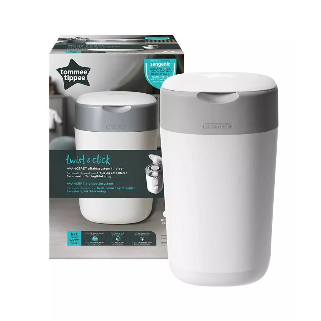 Contenedor de Pañales Sangenic Twist & Click - Tommee Tippee - Mini Nuts - Expertos en sillas de auto y coches de paseo