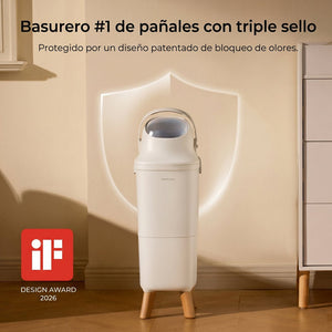 Contenedor para pañales con Triple Sello - MOMCOZY - Mini Nuts - Expertos en sillas de auto y coches de paseo