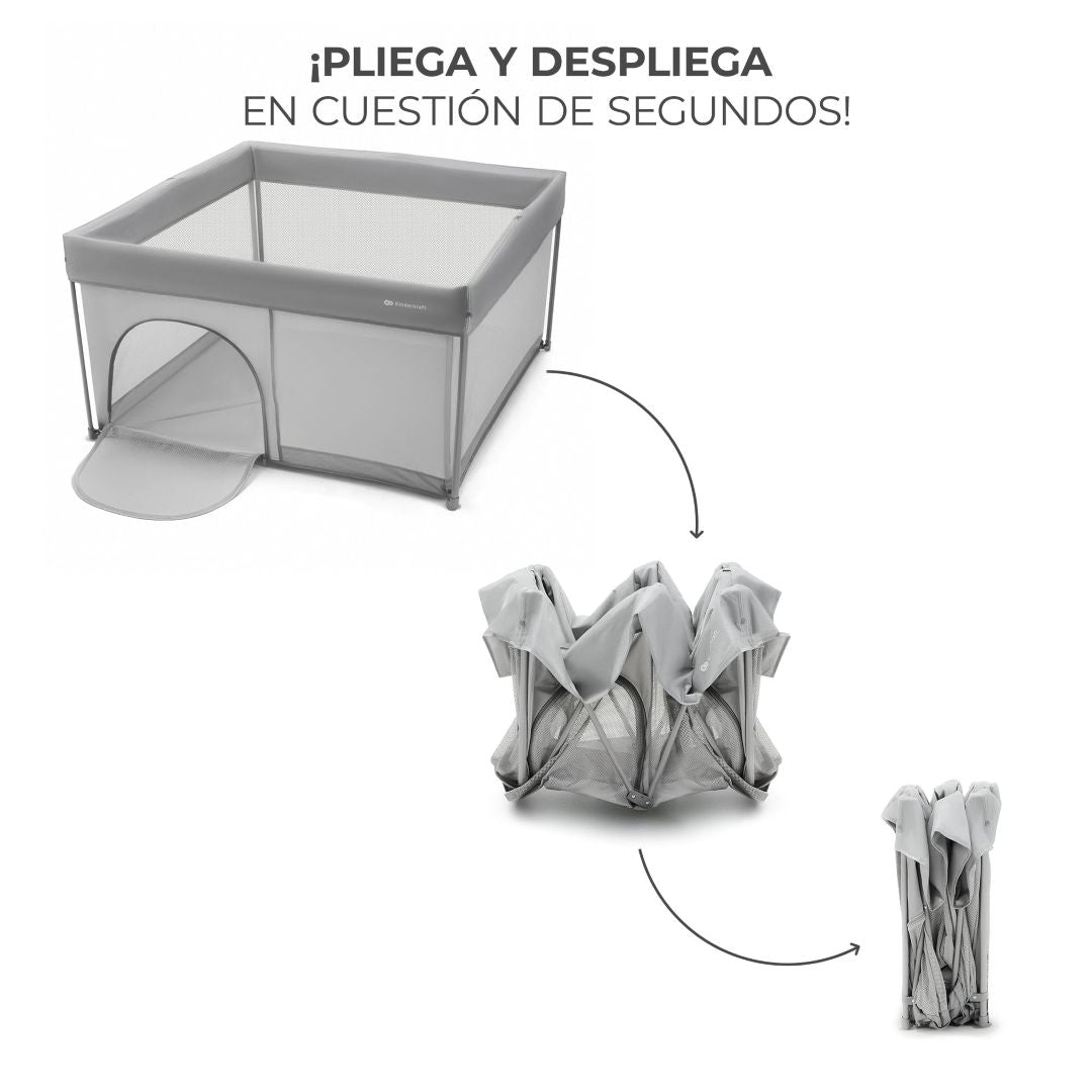 Corral ZIKI - KinderKraft - Mini Nuts - Expertos en sillas de auto y coches de paseo