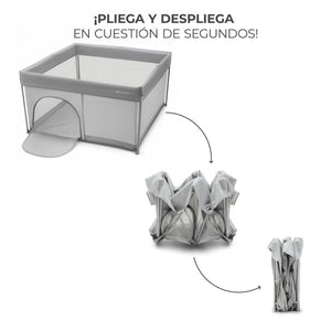 Corral ZIKI - KinderKraft - Mini Nuts - Expertos en sillas de auto y coches de paseo