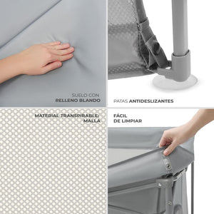 Corral ZIKI - KinderKraft - Mini Nuts - Expertos en sillas de auto y coches de paseo