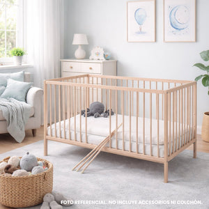 Cuna de madera Hanna 120x60cm - Pinolino - Mini Nuts - Expertos en sillas de auto y coches de paseo