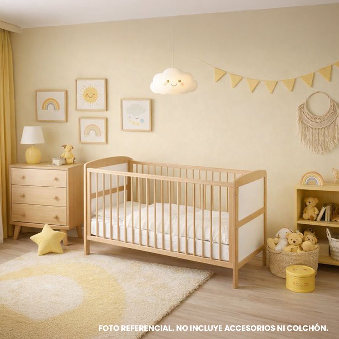 Cuna y Cama de transición de madera Florian 140x70cm - Pinolino - Mini Nuts - Expertos en sillas de auto y coches de paseo