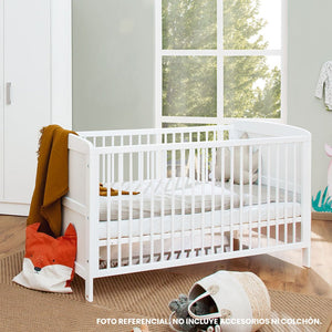 Cuna y cama de transición de madera Viktoria 140x70cm - Pinolino - Mini Nuts - Expertos en sillas de auto y coches de paseo