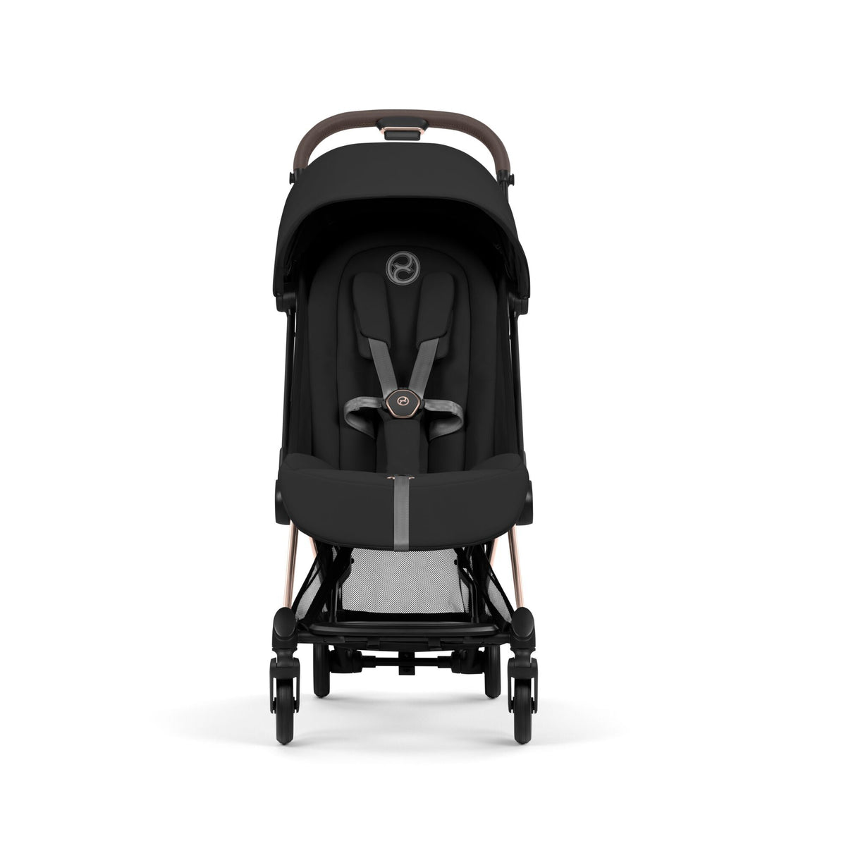 Coya Comfort Cybex Rosegold Sepia Black, vista frontal