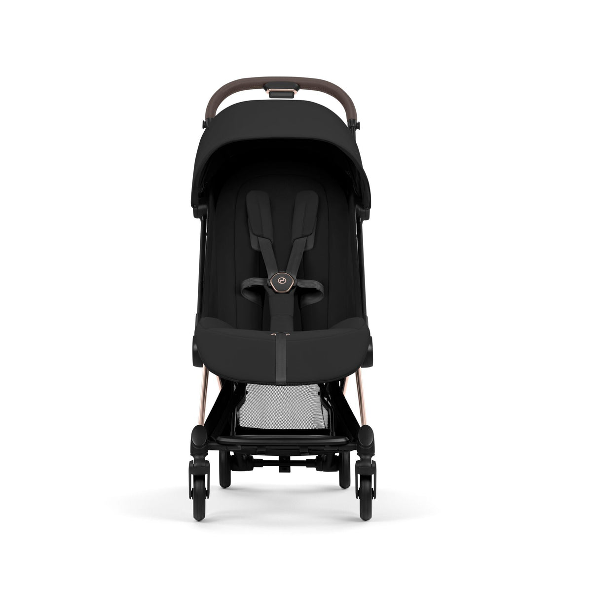 Coche de paseo Cybex Coya Style Collection Sepia Black, vista frontal