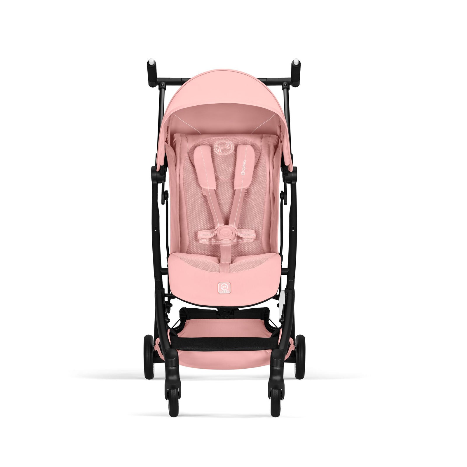 Coche de paseo Libelle 2026 candy pink de Cybex Gold vista lateral frontal