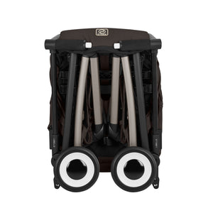 Coche de paseo Libelle 2026 chocolate brown de Cybex Gold plegado frontal