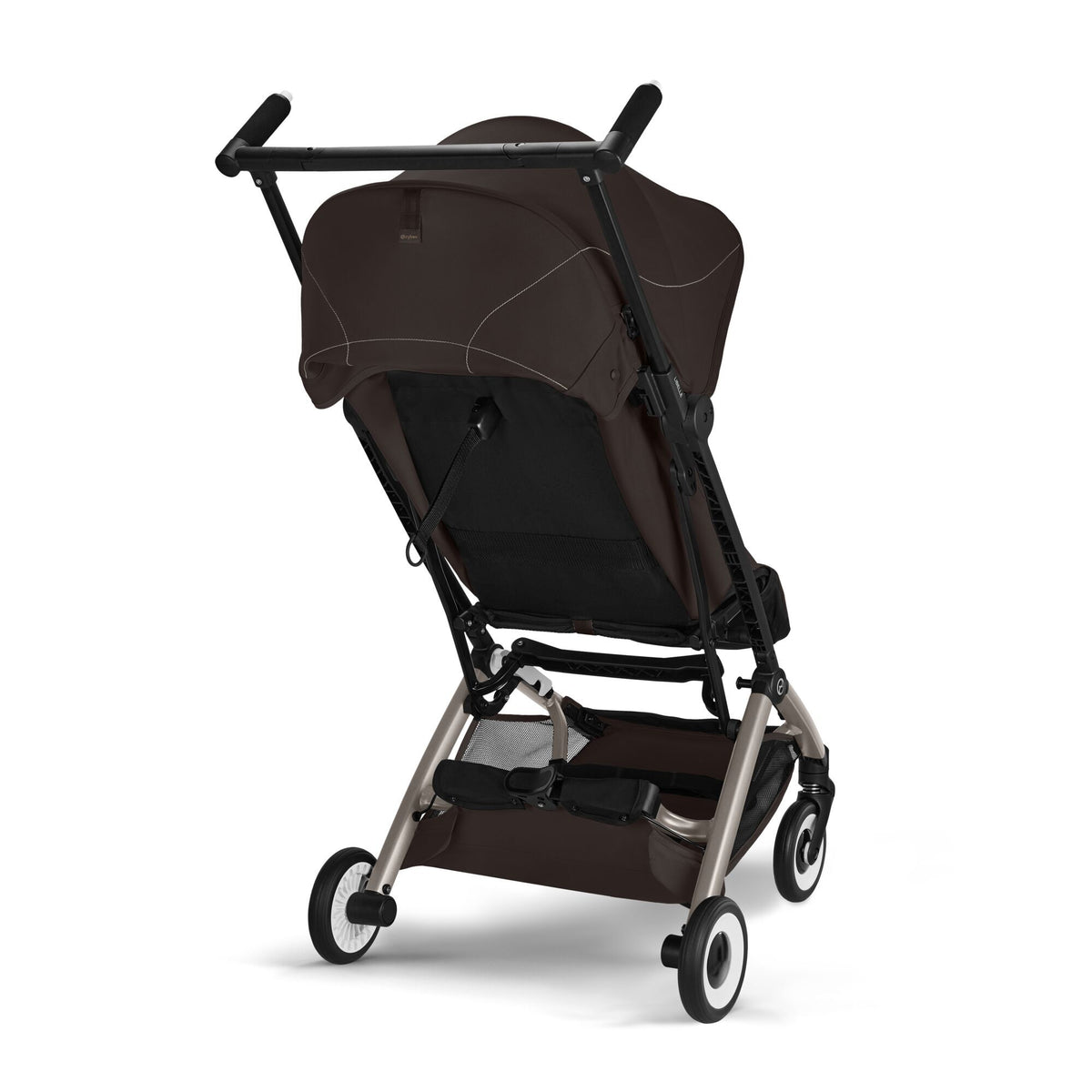 Coche de paseo Libelle 2026 chocolate brown de Cybex Gold vista trasera