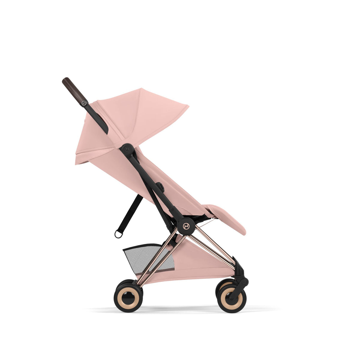 Coche de paseo Cybex Coya Style Collection Peach Pink, vista lateral