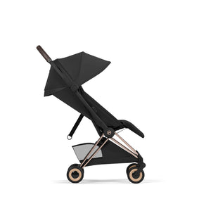 Coche de paseo Cybex Coya Style Collection Sepia Black, vista lateral