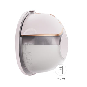 Colector de 160 ml del extractor de leche Mamaflow Kinderkraft color dorado