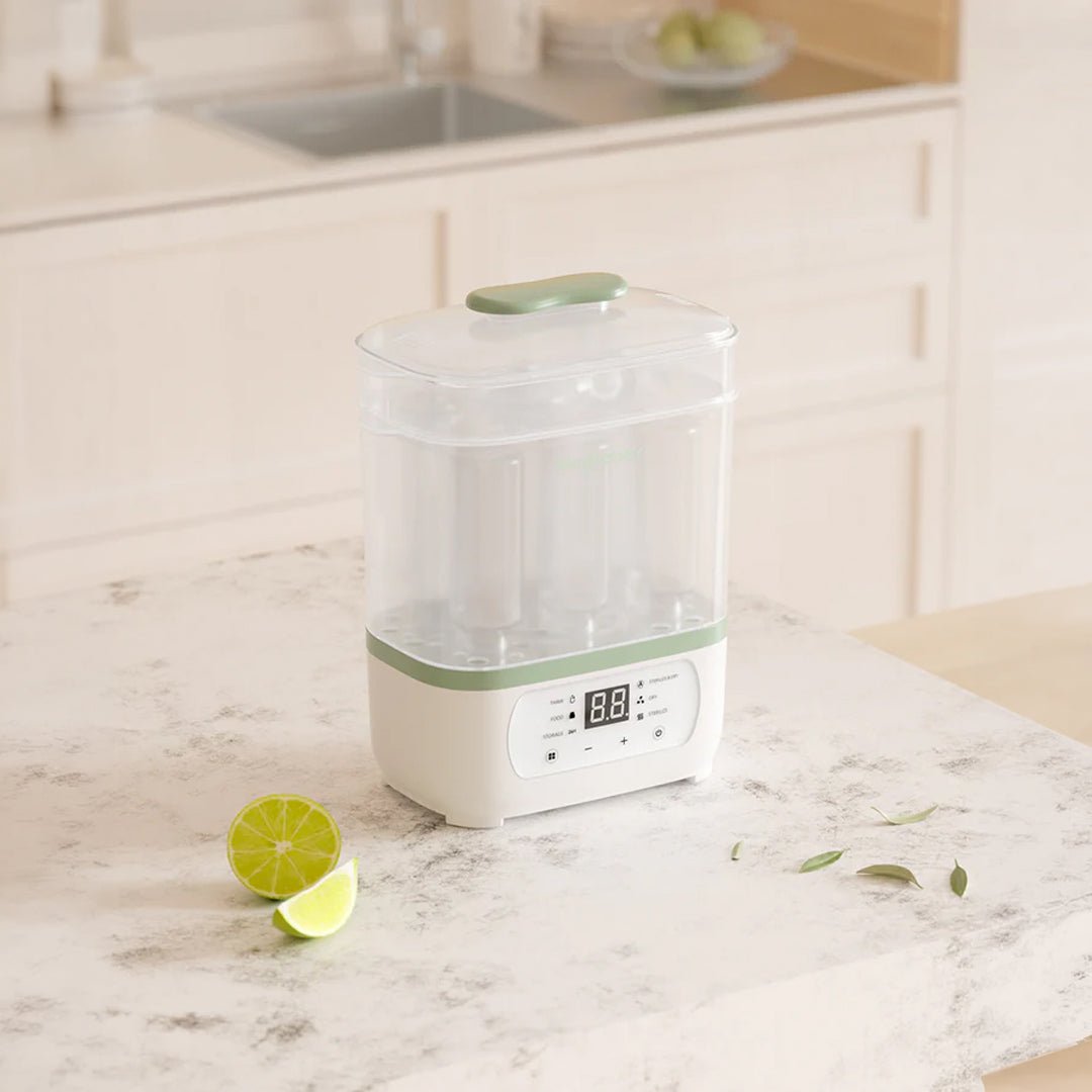 Esterilizador de Mamaderas 8 en 1 Momcozy con Secado y Almacenamiento 24h - MOMCOZY - Mini Nuts - Expertos en sillas de auto y coches de paseo