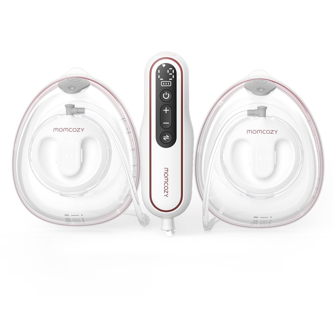 Extractor de leche materna Doble V2 Ultra ligero y potente de MOMCOZY