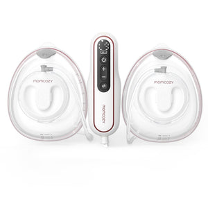 Extractor de leche materna Doble V2 Ultra ligero y potente <b>PRE - VENTA</b> - MOMCOZY - Mini Nuts - Expertos en sillas de auto y coches de paseo para bebés