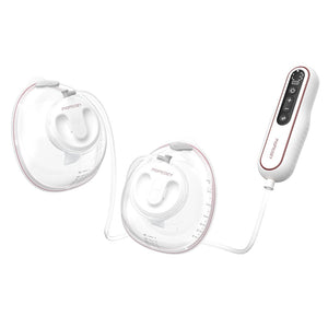 Extractor de leche materna Doble V2 Ultra ligero y potente <b>PRE - VENTA</b> - MOMCOZY - Mini Nuts - Expertos en sillas de auto y coches de paseo para bebés