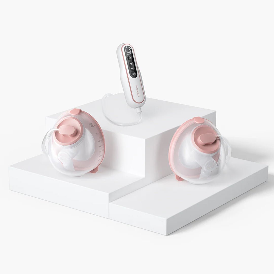 Extractor de leche materna Doble V2 Ultra ligero y potente de MOMCOZY