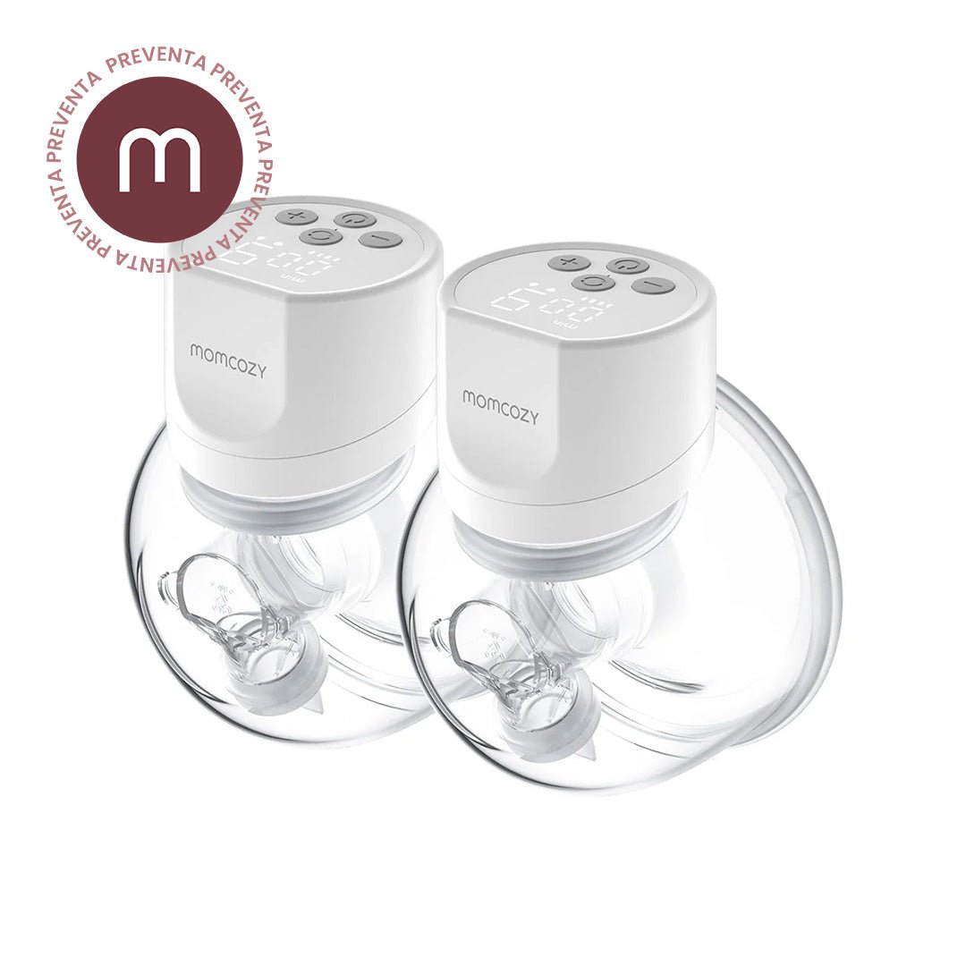 Extractor de leche materna Manos Libre S12 Pro Doble - MOMCOZY - Mini Nuts - Expertos en sillas de auto y coches de paseo