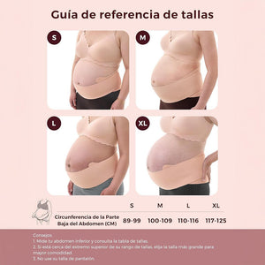 guia de tallas faja Maternova