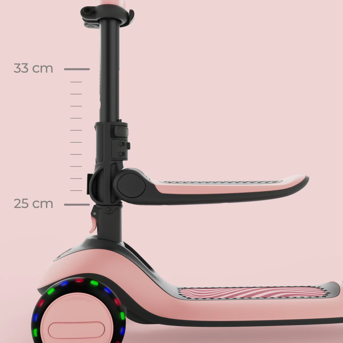 Asiento ajustable de 25 a 33 cm 