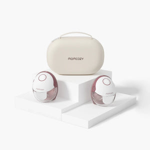 Extractor de leche materna M6 Doble Manos libres Mobile Style™ - MOMCOZY - Mini Nuts - Expertos en sillas de auto y coches de paseo para bebés color Cozy Red
